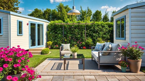 Aménager une terrasse de mobil home : idées et astuces pratiques