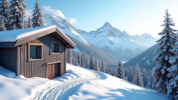 Chalets avec vue et services inclus pour votre séjour à Saint-Gervais